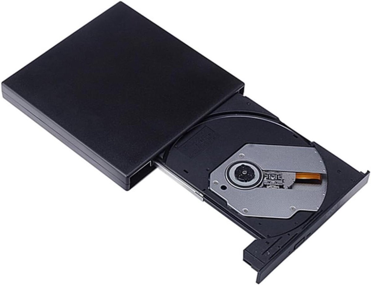 Externe Brander - Dvd Station - Data Overzetten - Usb Aangedreven - 13.75 cm - Zwart