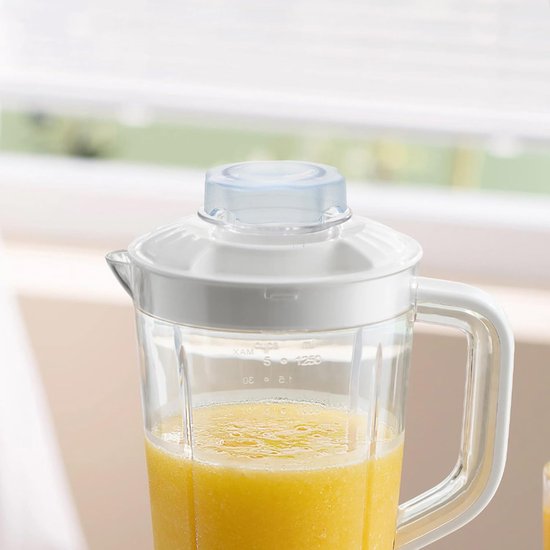 Vervangende Deksel Set - Blender Deksel - Morsvrij Mixen - Lekvrij Ontwerp - Set van 2 - Transparant van Merkloos — afbeelding 3