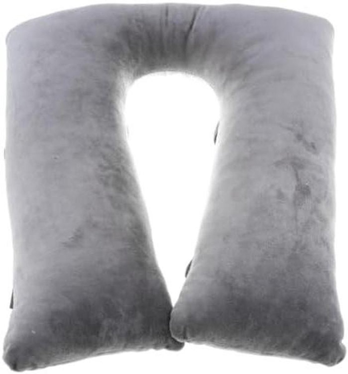 Toiletstoelverhoger - Commode kussen - Verbeterde ondersteuning - Universeel passend - 45 x 42 cm - U-vorm Grijs