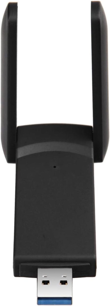 WiFi Adapter - Draadloze Netwerkkaart - Snelle Internetverbinding - Dual Band 1300 Mbps - USB 3.0 - Zwart