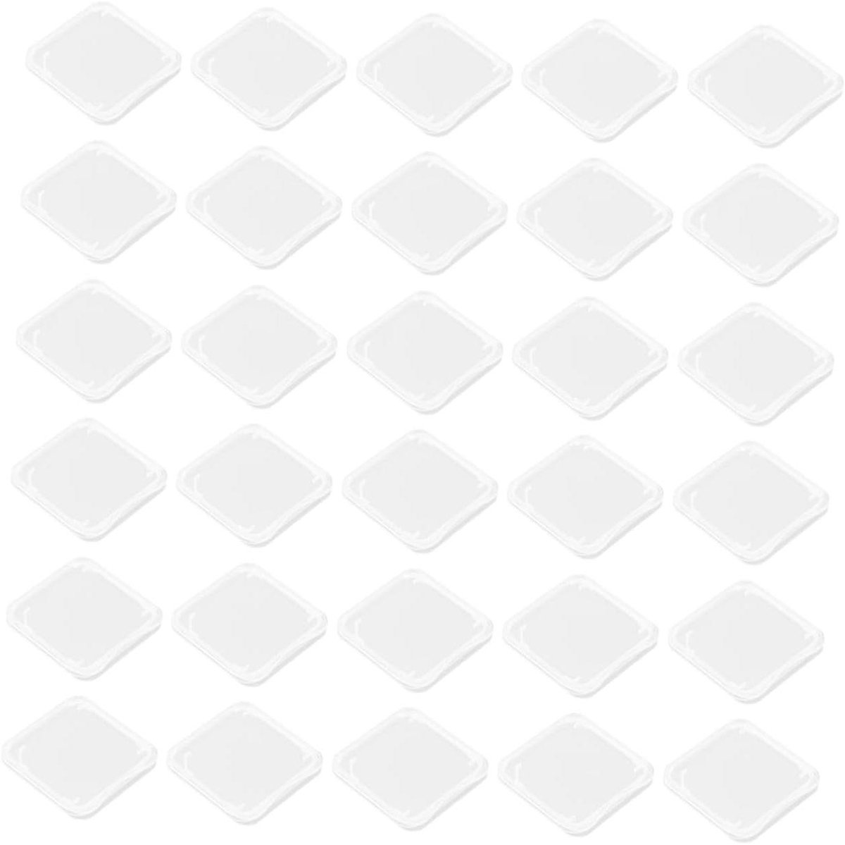 Opbergdozen Geheugenkaarten - Kaarthouders - Efficiënte Organisatie - Transparant PP Materiaal - 100 Stuks - Transparant