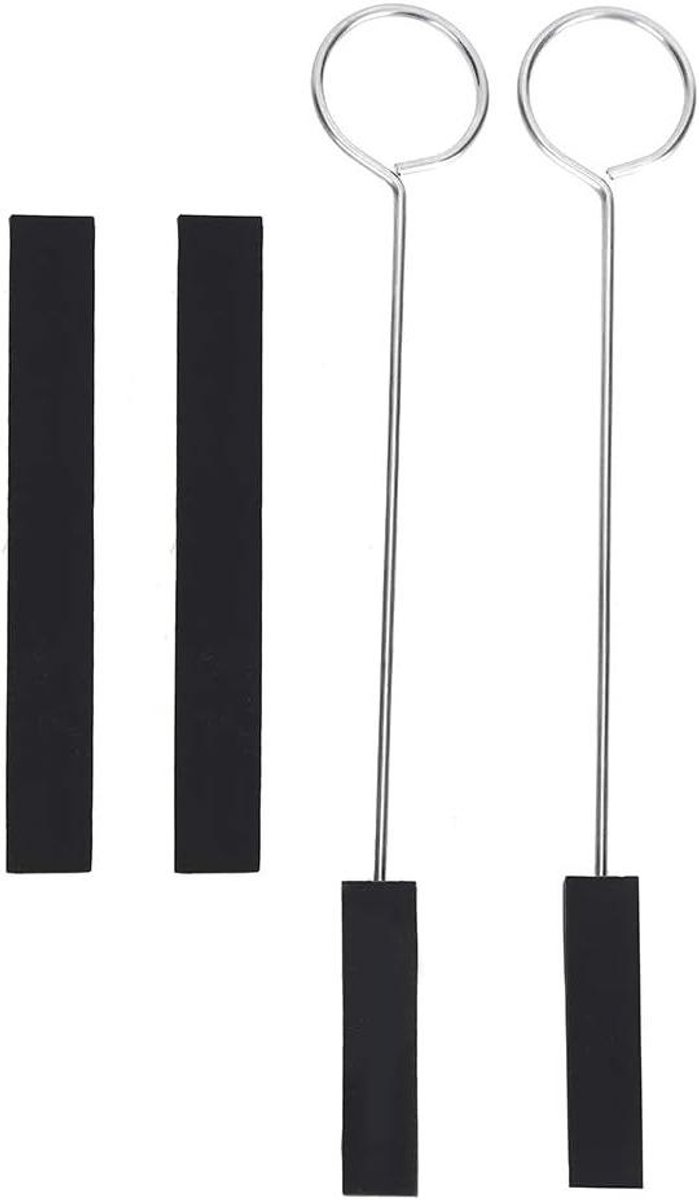 Piano Stem Set - Muziekinstrument Onderhoud - Piano Stemmen - Duurzaam Rubber - 4 Stuks - Zwart