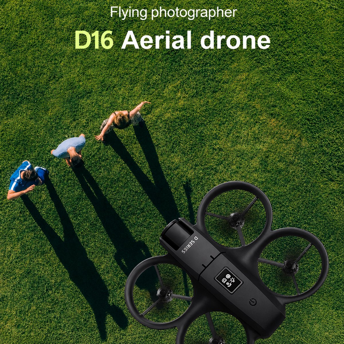 HOB Drone Dual 8K D16 - Mini Drone met Camera - 180 ° Verstelbare GPS-positionering - Obstakelvermijding - 15000 M - Zwart – foto 5