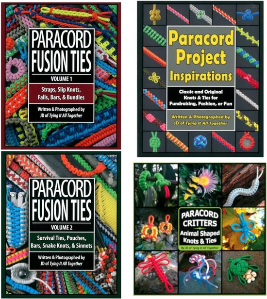 Paracord Knopen Boek - Knutselgids - Creatief Hobbyen - 35 Fusion Banden - Volledige Kleur - N.v.t. — afbeelding 2