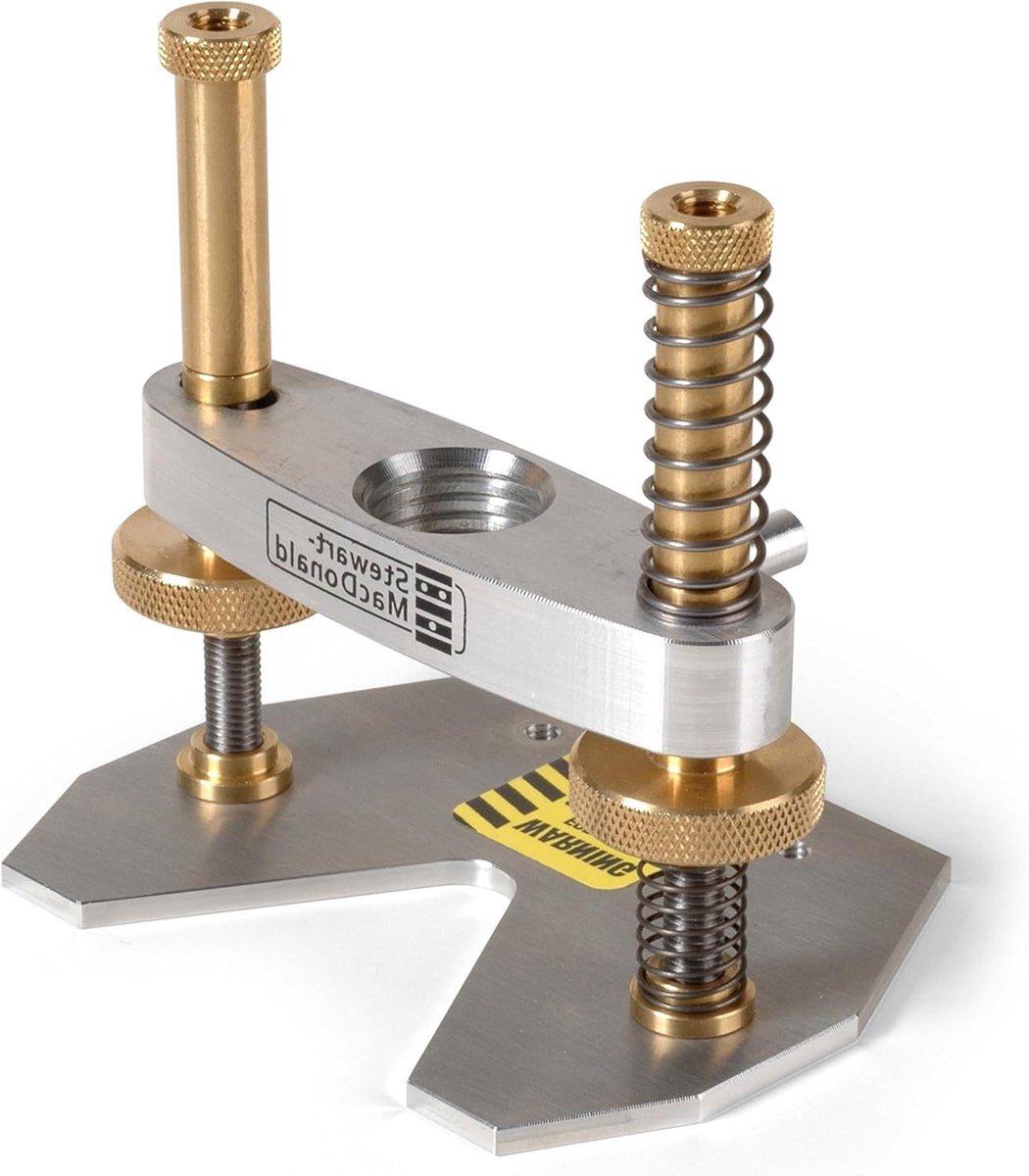 Freesbasis - Router basis - Precisie frezen - Verstelbare diepte - 3/4-12 schroefdraad - Aluminium