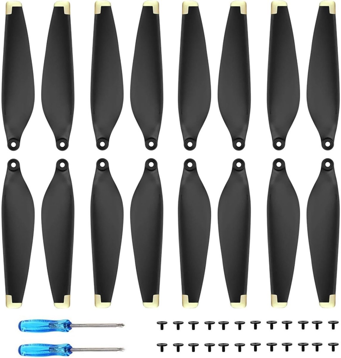 16 Stuks Propellers voor Mini Drones, Laag Geluid en Snelle Bevestiging, Vervangingsaccessoires voor Mini 3 Pro en Mini 4 Pro