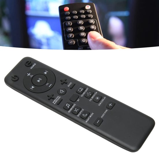 Dailygoods - Afstandsbediening voor Soundbar - Ergonomisch en Duurzaam ontwerp - Geschikt voor BAR 5.1 - Geluidssysteem - Gemakkelijk in gebruik - Ide van Dailygoods — afbeelding 3