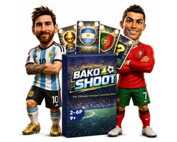 BAKO SHOOT - het ultieme voetbal kaartspel - voor jong en oud - raad de speler