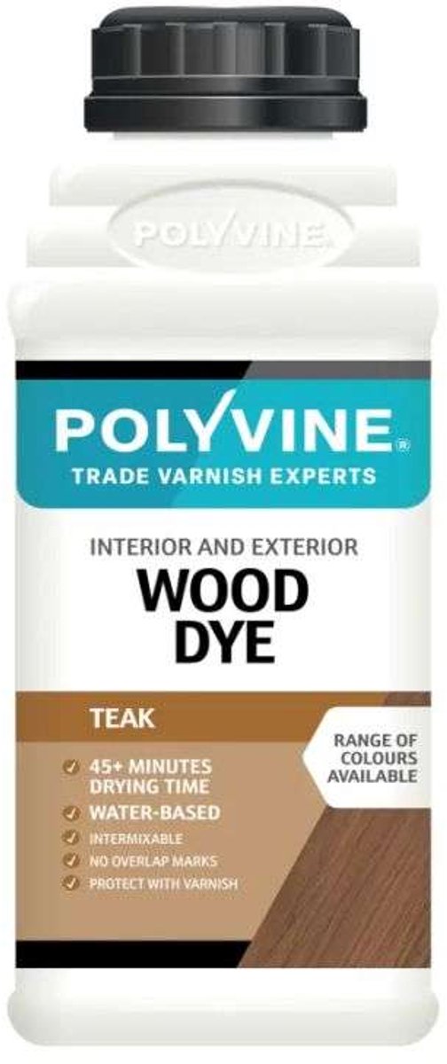Polyvine Wood Dye-Houtbeits Teak 500 ml