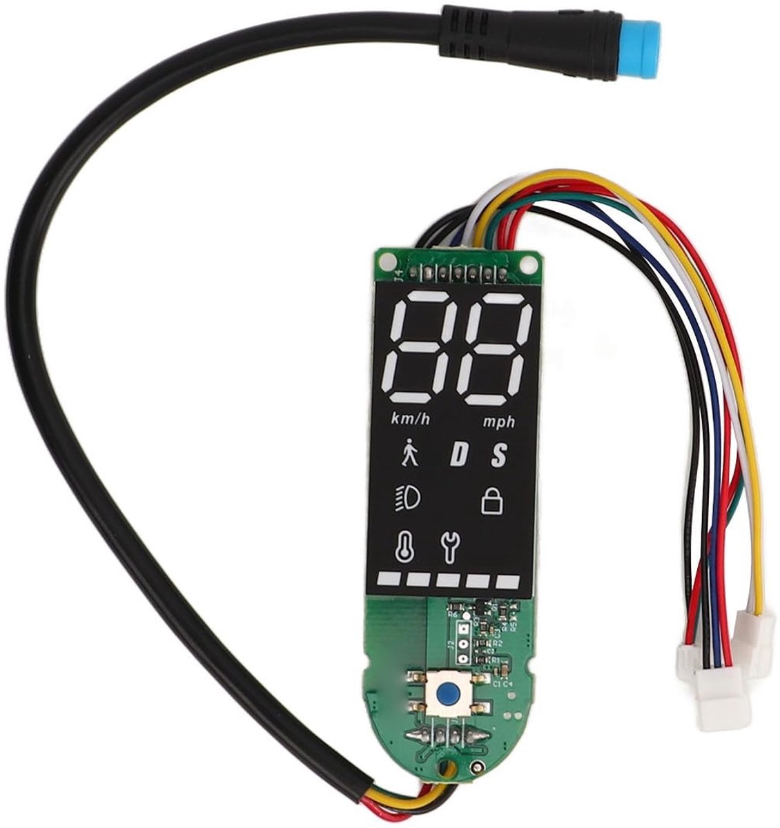 Allecto - Bluetooth Display Gauge Pro2 - Draadloze Verbinding - Lichtgewicht Ontwerp - Perfect voor Scooters - Nauwkeurige metingen - Eenvoudige in...