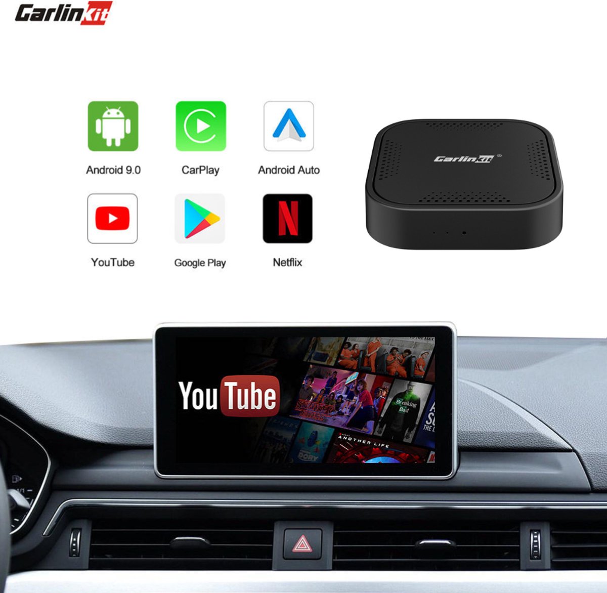 Carlinkit T-Box Basic CarPlay | 2GB + 16GB | YouTube
