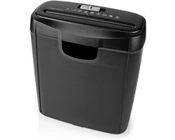 YOR® Papierversnipperaar voor Thuis - Papiervernietiger - Versnipperaar - Handmatig - Draagbaar - Zwart - 14cm x 31cm x 29cm