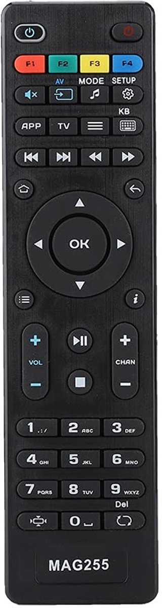 Allecto - Vervangende Afstandsbediening - Geschikt voor Mag255 en Mag260 - Handige Bediening - Betrouwbaar - Ideaal voor Media Box - Gebruiksvriend...