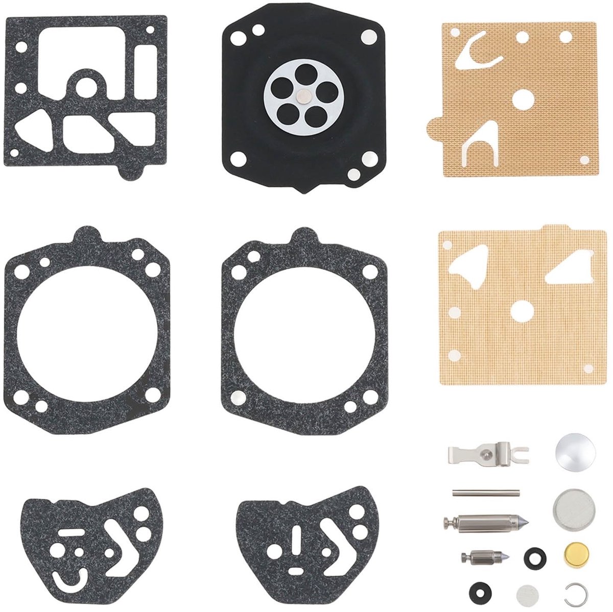 aladdien - Carburetor Repair Kit - Verbeter de prestaties van uw zaag - Geschikt voor Echo CS-590 en Walbro HDA 268A - Inclusief alle benodigde onde...
