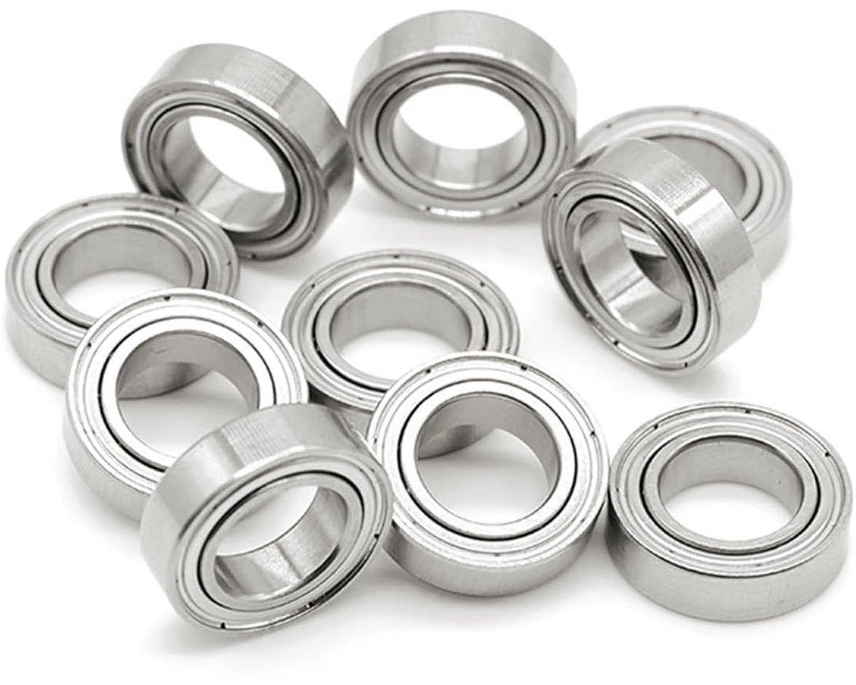 aladdien - Diepe Groef Kogellagers - 10 Stuks - Metaal Geseald - 8x13x4mm - Kogellagers - Hoogwaardige kwaliteit - Geschikt voor diverse toepassingen -
