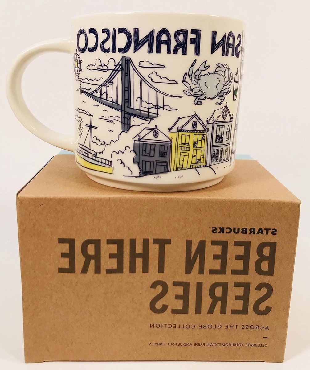 Koffiemok - Theeglas - Warme Dranken - Stedelijk Design - 397 ml - Wit