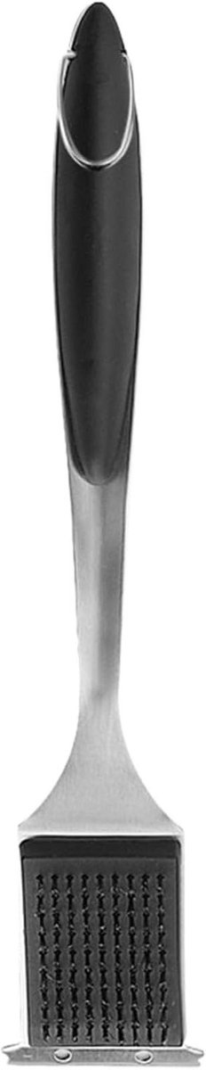 BBQ Schoonmaakborstel - Grillborstel - Barbecue Reinigen - Ergonomisch Handvat - 42cm - Zwart