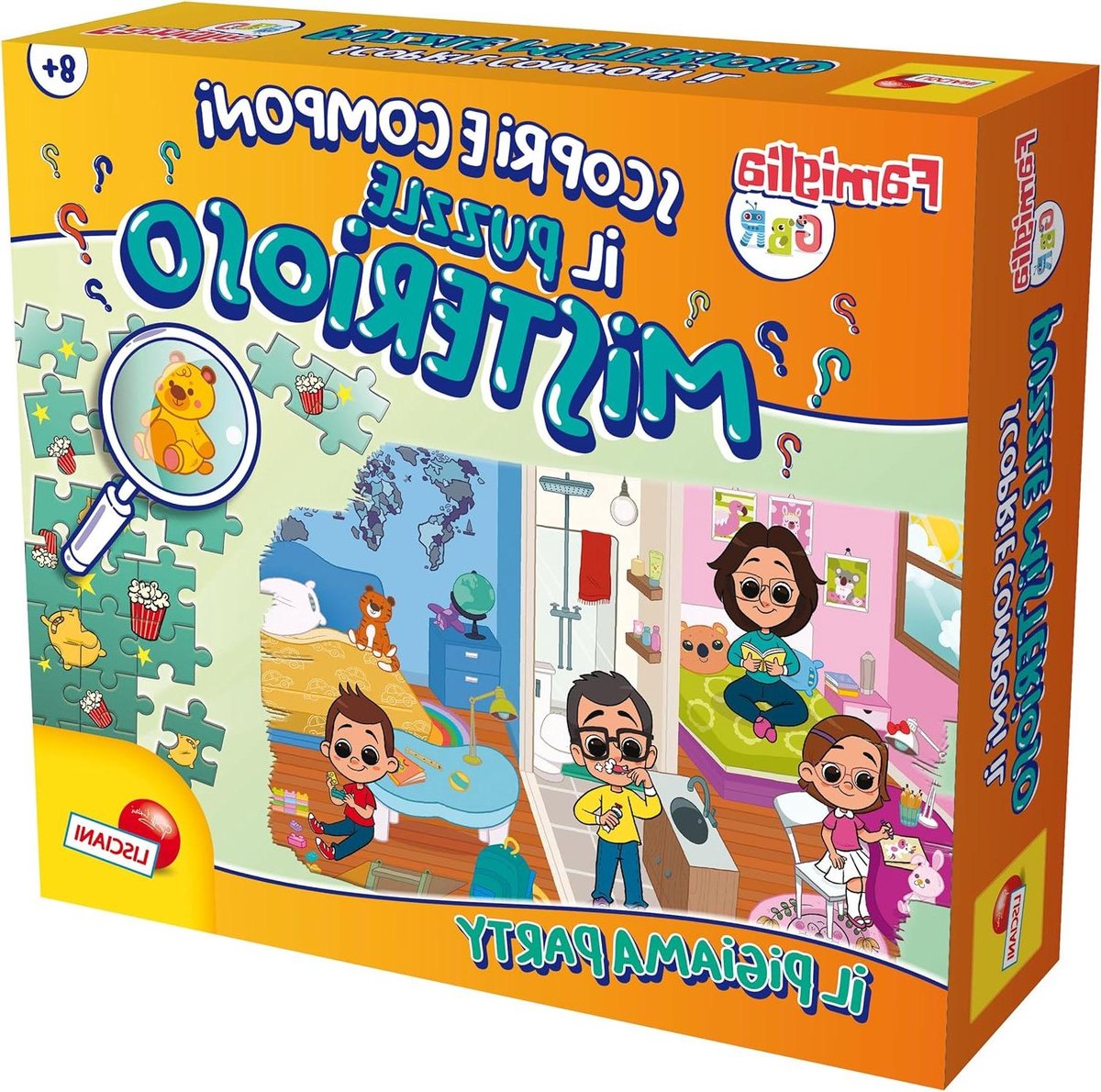 Familie Spel - Puzzel Spel - Gezinsplezier - Dubbelzijdig Ontwerp - 50x70cm - Multicolor