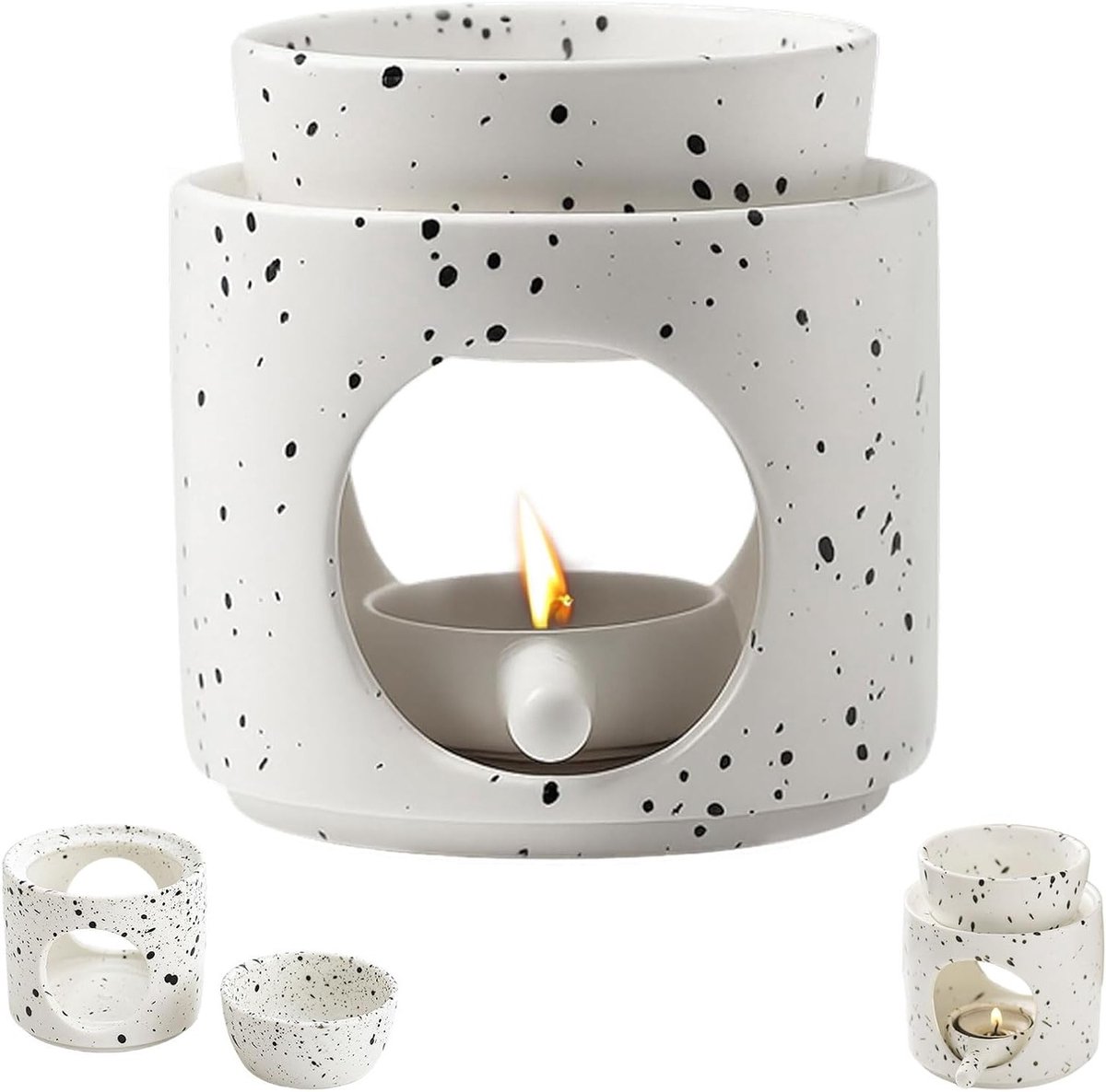 Ceramische Geur Lamp voor Was en Essentiële Olie, Aromatherapie en Insectenwerende Brander