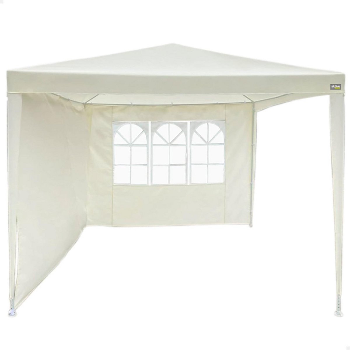 Tuinhuis Paviljoen Overkapping - Outdoor Gazebo 270 x 270 x 255 cm - Eenvoudige Montage Tuinpaviljoen - Zonwering Partytent