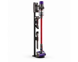 DEGG® - Stofzuiger Standaard Geschikt voor Dyson V7 V8 V10 V11 V12 V15 – Vrijstaand met Accessoirehouders – Zonder Boren – Zwart