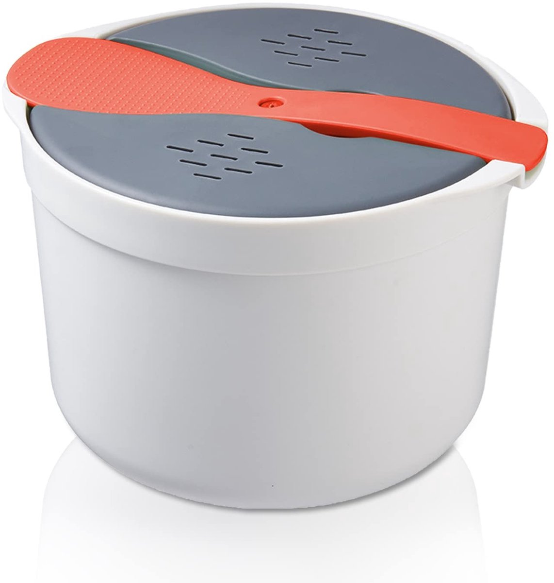 VT Goods - Magnetron Rijstkoker - 2 Liter - Veilig PP Materiaal - Eenvoudig in gebruik - Gezond koken - Ideaal voor rijst en granen - Handig voor da...
