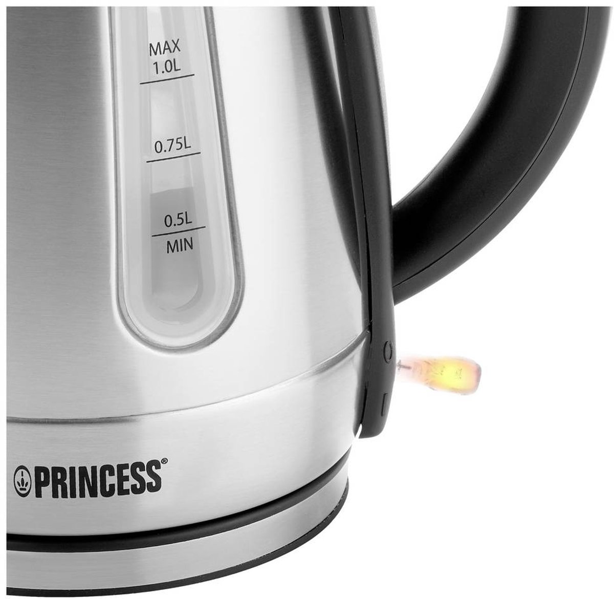 Princess Waterkoker 236023 – 1 Liter – 360° draaibaar - 2200W – Waterniveau indicator - Kalkfilter - RVS — afbeelding 7