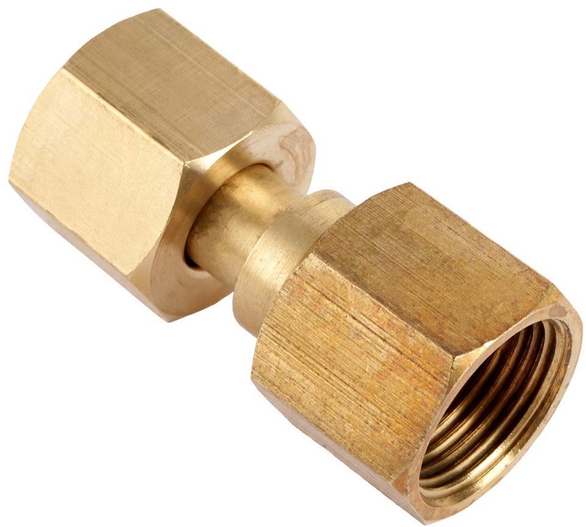Allecto - CO2 naar Argon Adapter - CGA-320 naar CGA-580 - Hoge Kwaliteit - Veilig gebruik - CO2 Tank - Gasregulator - Geschikt voor argon toepassin...