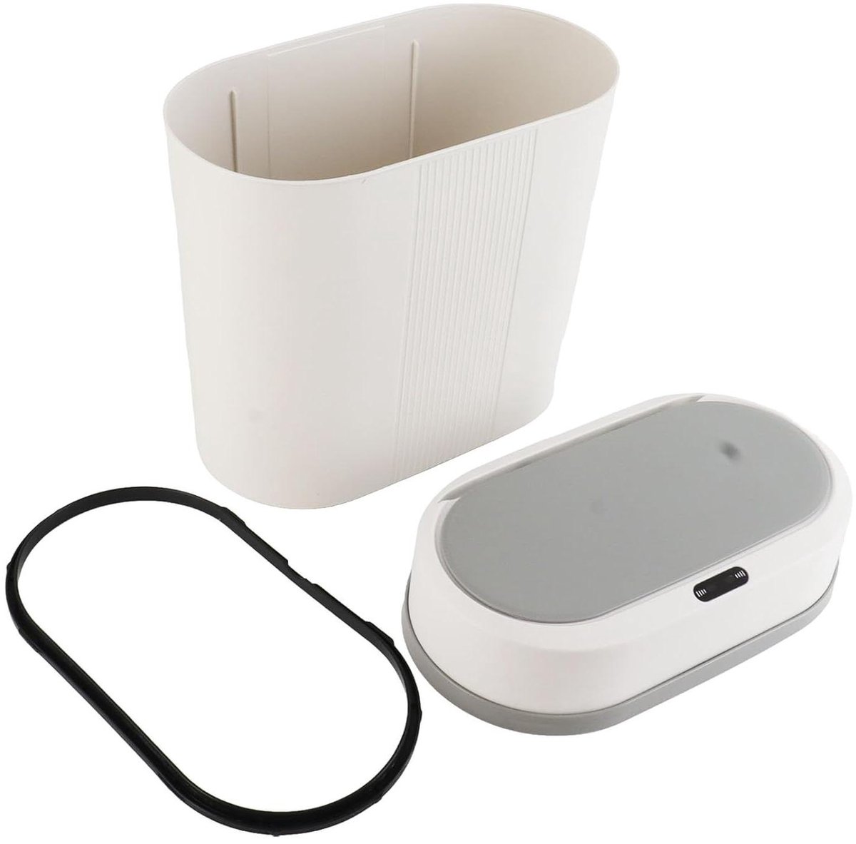 Prullenbak - Vuilnisbak - Hygiënisch Werken - Bewegingssensor - 12L - Wit