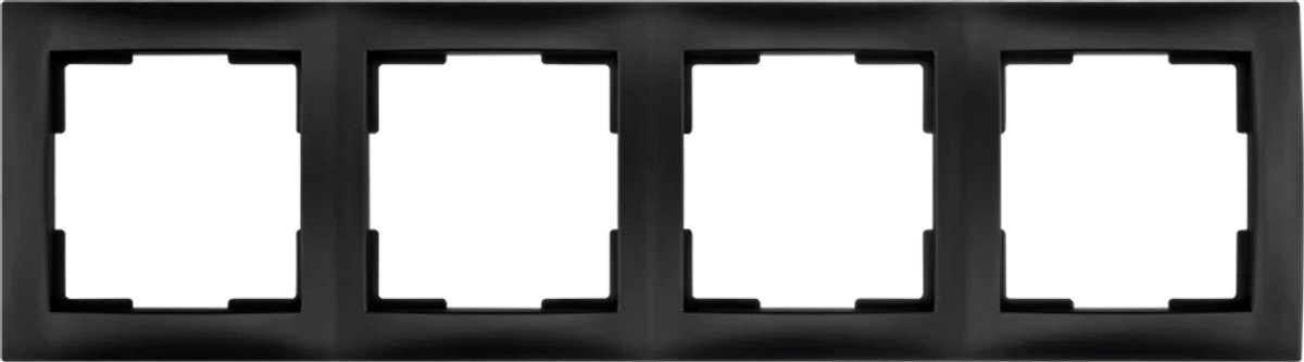 EMhub afdekraam 4-voudig - Lumo55 mat zwart (4090094)