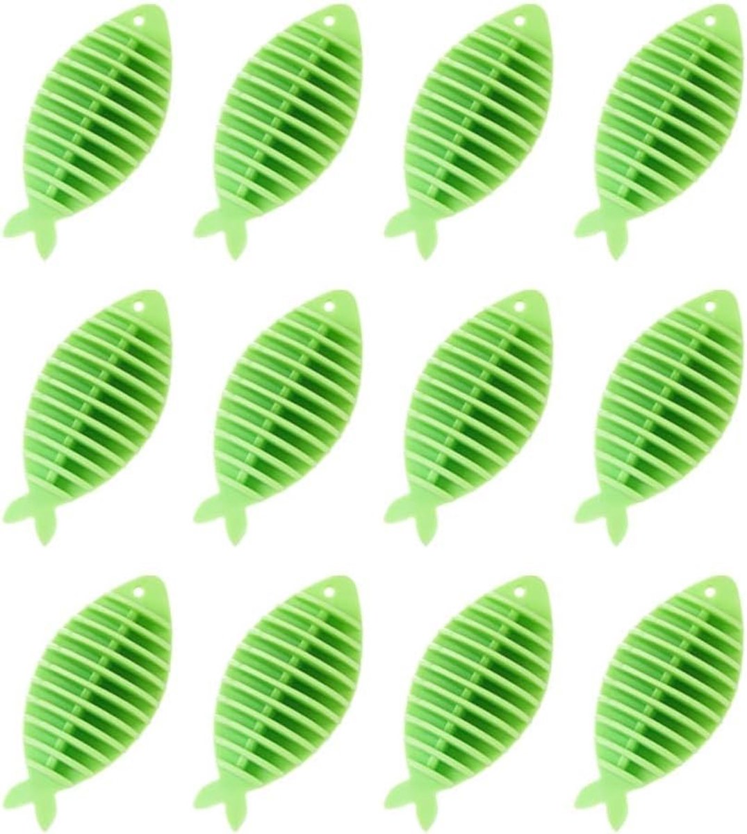 Anti-klittende wasballen voor wasmachines en drogers, 12-pack herbruikbare nylon wasballen om rimpels te verminderen en dierenhaar te verwijderen