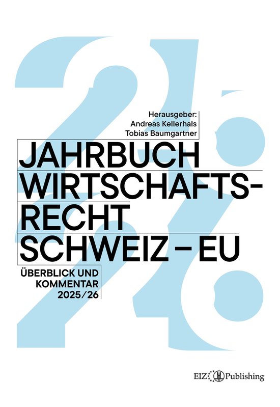 Jahrbuch Wirtschaftsrecht Schweiz – EU - cover