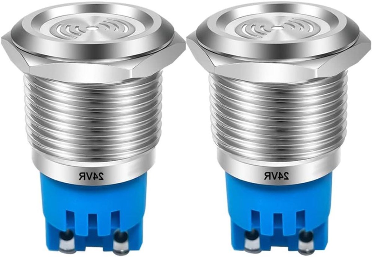 Indicatielampje Zoemer - Alarm Lamp - Apparatuur Bewaken - Waterdicht IP65 - 19mm - Rood