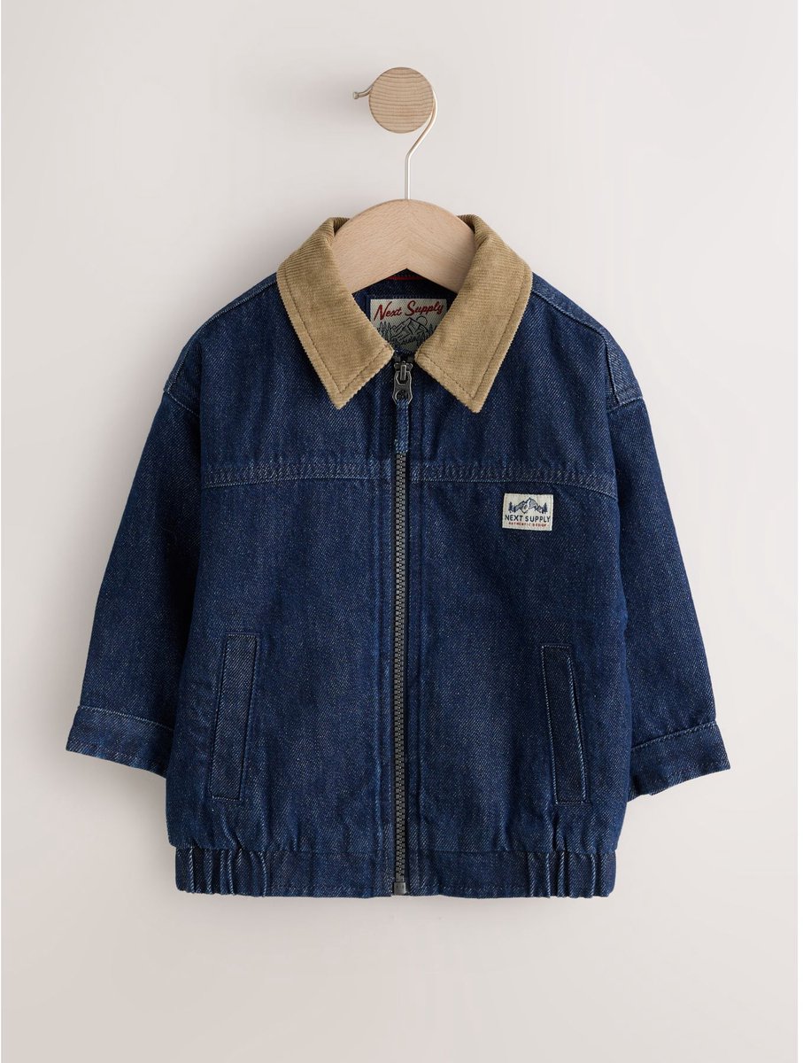 Next - Jongens - Corduroy jacket met kraag - Blauw