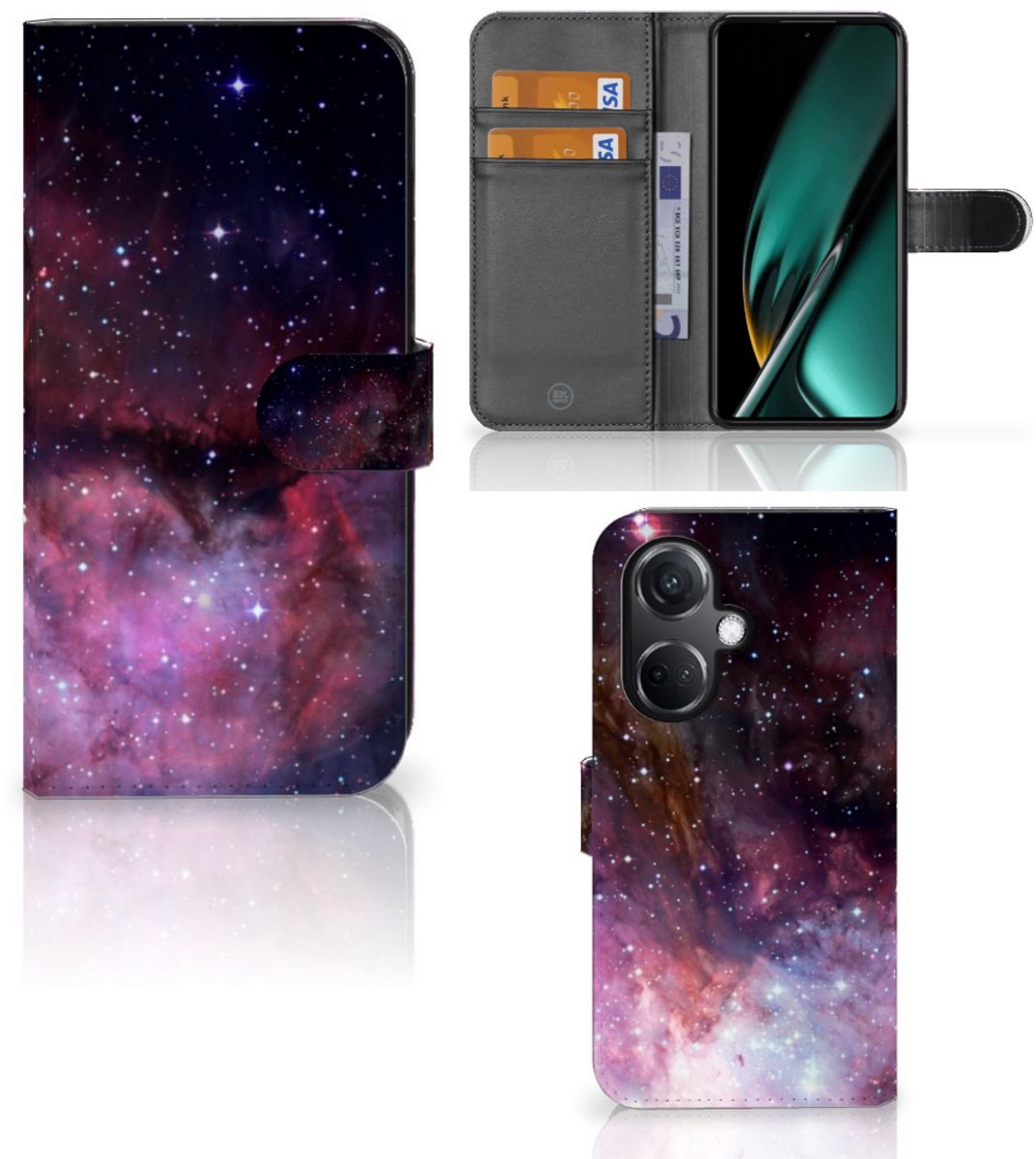 Book Case voor OnePlus Nord CE 3 Galaxy