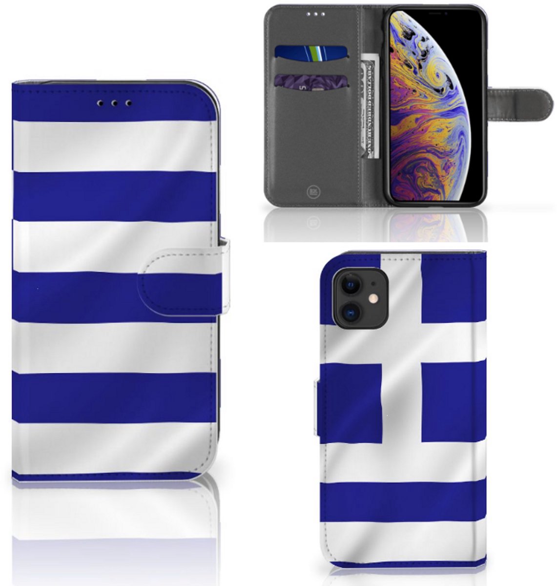 Apple iPhone 11 Bookstyle Case Griekenland