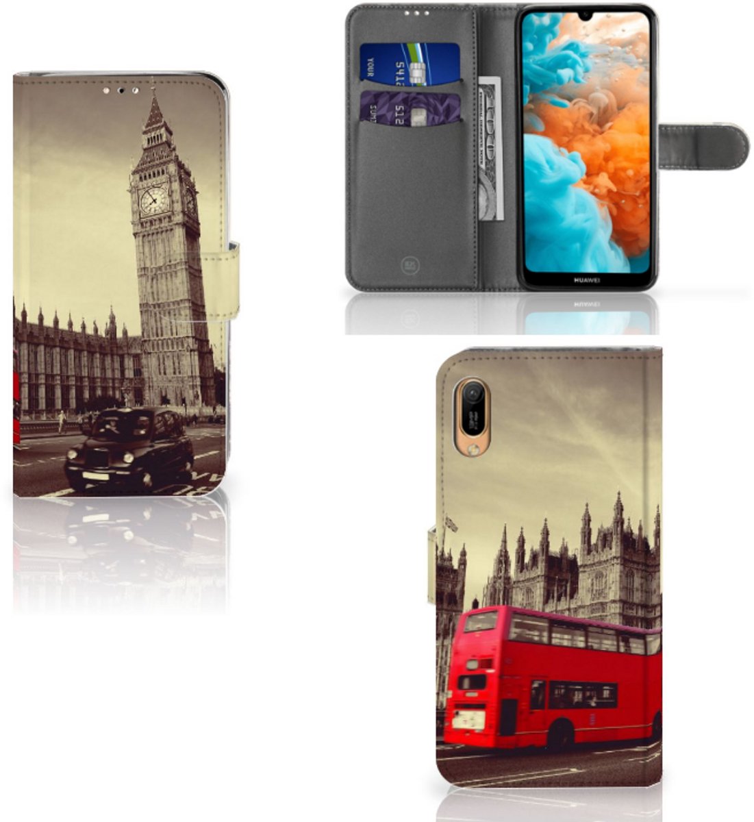 Huawei Y6 (2019) Flip Cover Londen