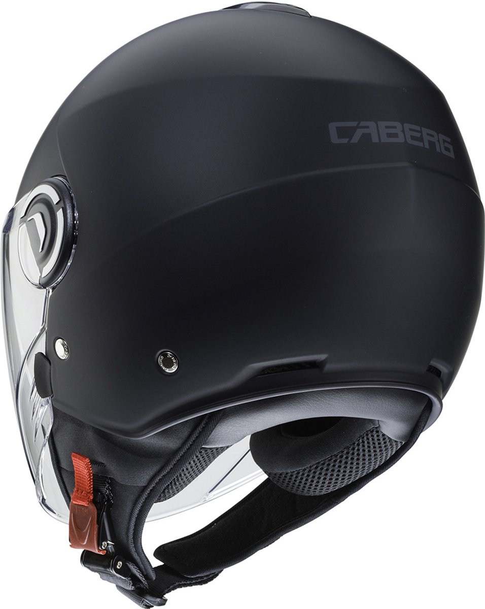 Caberg Riviera-X - Mat Zwarte Motor en Scooter Jethelm met ingebouwd zonnevizier - Maat M (57 t/m 58 cm hoofdomtrek) - ECE 22.06 Gekeurd – foto 4