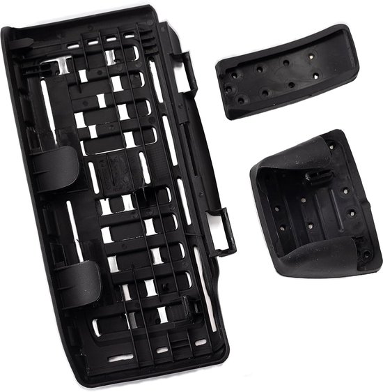 Voetsteunpedalen Set - Pedaalhoezen Auto - Interieur Upgrade - Eenvoudige Installatie - 3 stuks - Zwart — afbeelding 2