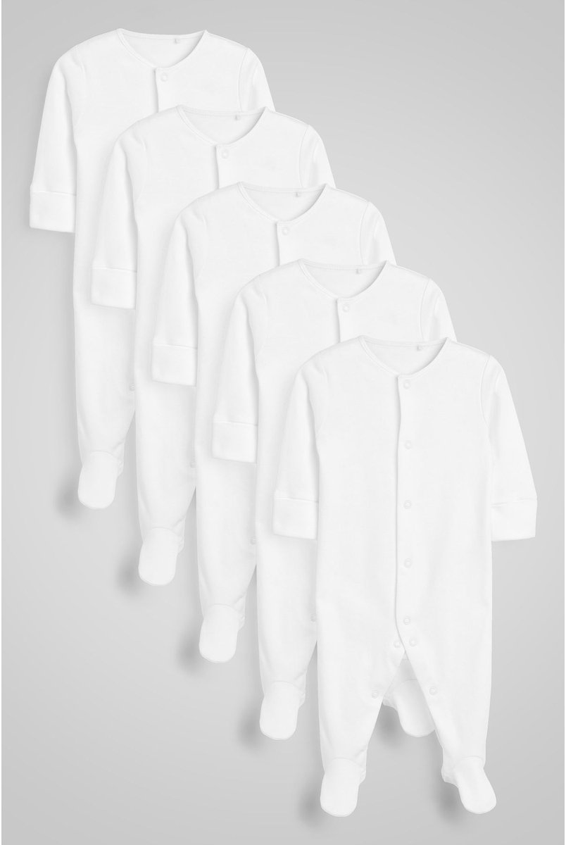 Next Set van 5 babypyjama's van 100% katoen