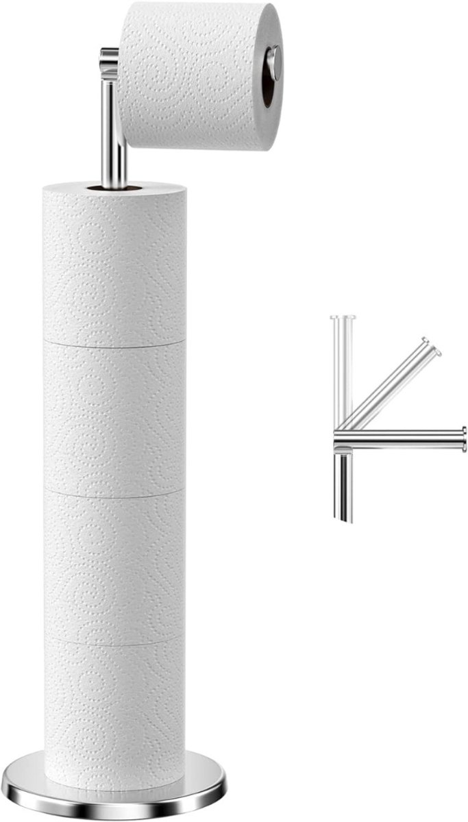 HEZIVO® Toiletbutler - Toiletrolhouder - Toilet Butler - Zilver