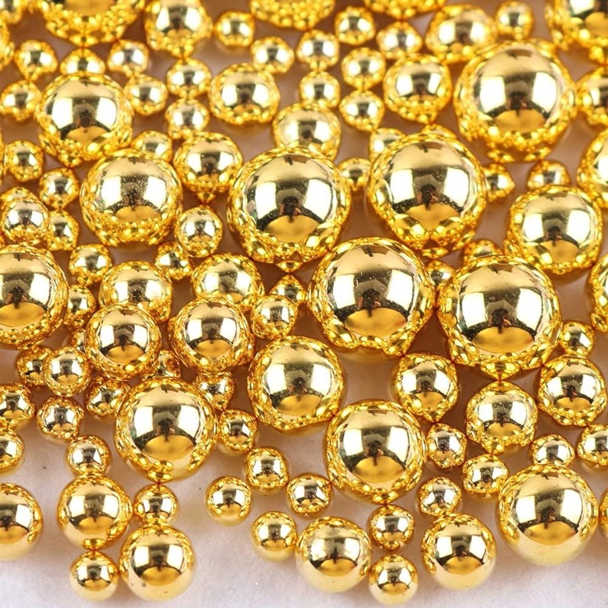 Kleurige 10mm Ronde Plastic Kralen zonder Boorgat - 100 Stuks voor DIY Sieraden, Knutselprojecten en Decoratie bij Bruiloften