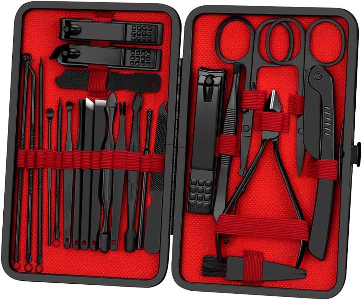 Complete 15-delige set voor het knippen van teennagels, inclusief scharen voor dode huid en verzorgingsaccessoires voor dikke nagels en voetverzorging