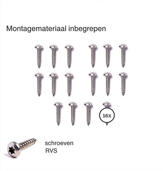 RVS spikes voor gazon-/robotmaaiers - geschikt voor Husqvarna Automower 330/420/430/440/435X/550 & XAutomower 435X & AWDAutomower 450X - Zorgvuldig ontbraamd — afbeelding 5