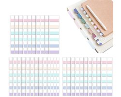 Set van 420 stuks - Indexlabels - Label Stickers - Pagina Markers - Sticky Tabs - Tabs voor Boeken - Kleurrijke Annotatietabs - Index Tabs voor Lezen Notities, Classificeren Bestand - voor Kantoor, Documenten, Boeken, Agenda’s en Mappen - 28 mm