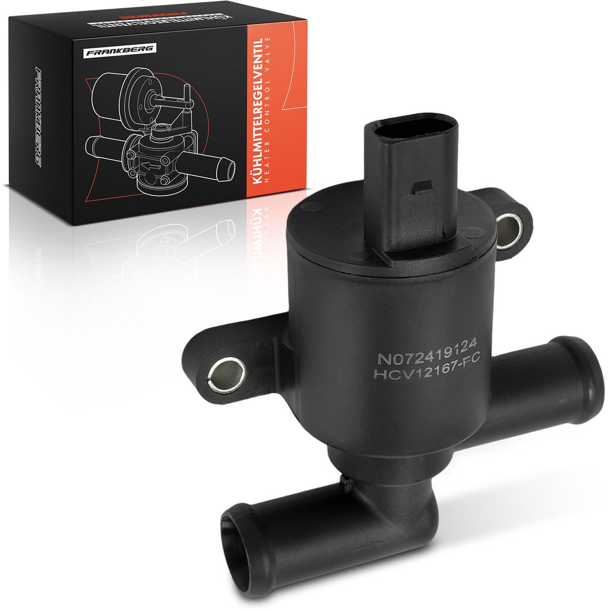 Frankberg 1x Koelvloeistofregelklep voor VW Golf 7 Passat Audi