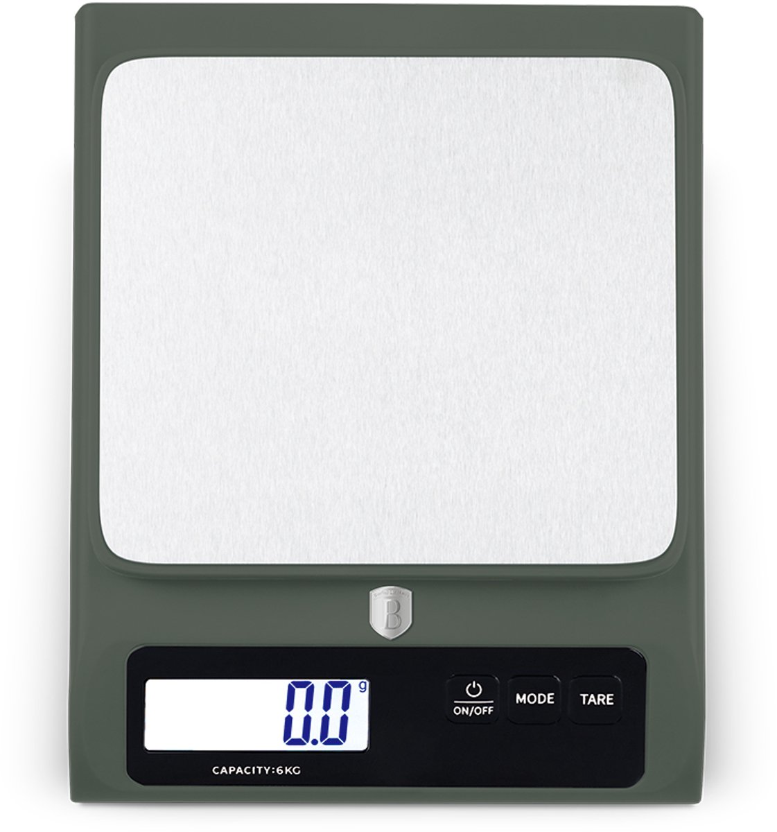 Berlinger Haus - digitale keukenweegschaal - 6 kg. - Mat groen