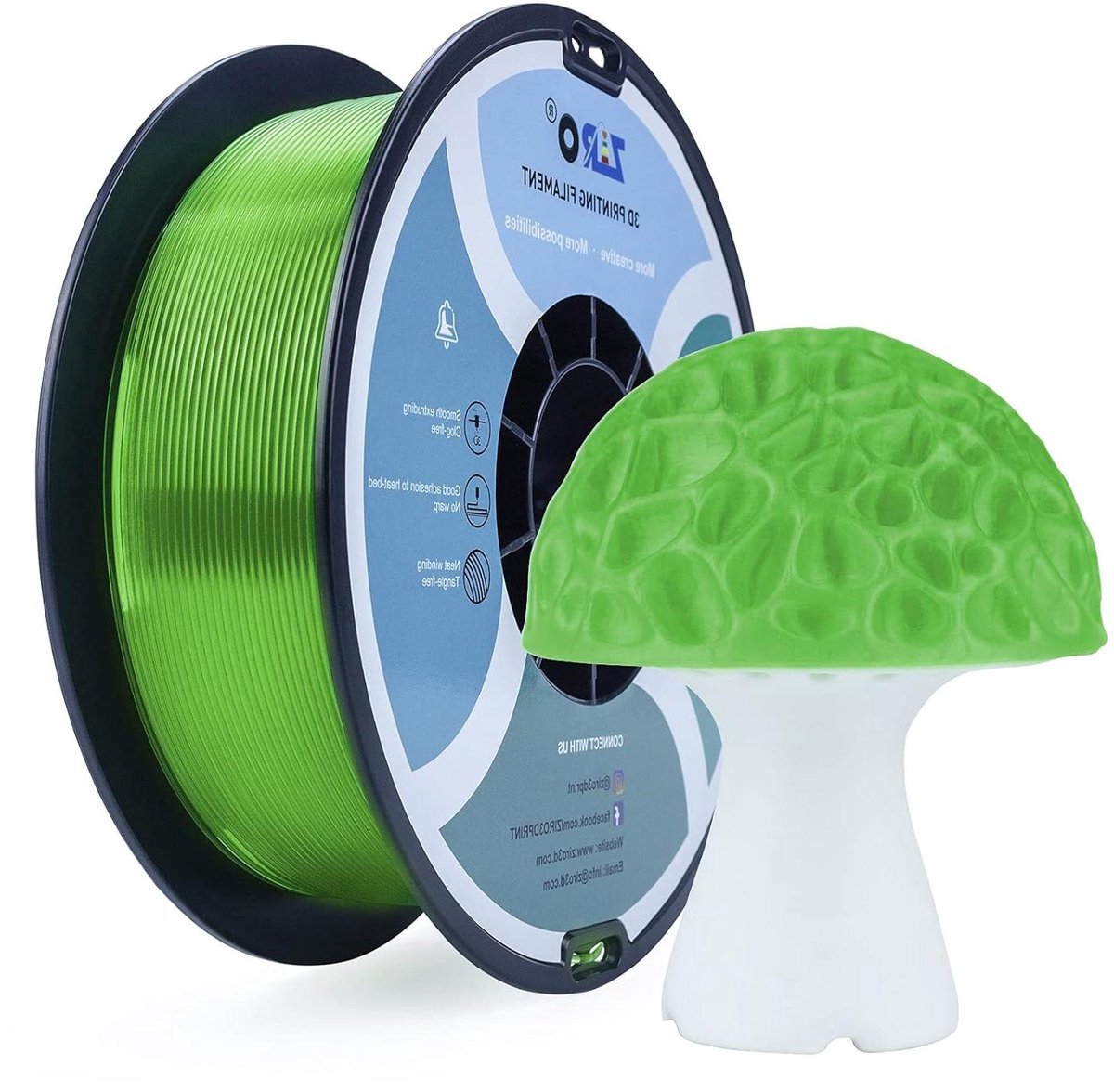3D Printer Filament PLA - PLA Filament 1.75mm - 3D Modellen Printen - Dimensionale Nauwkeurigheid +/- 0.03mm - 1KG