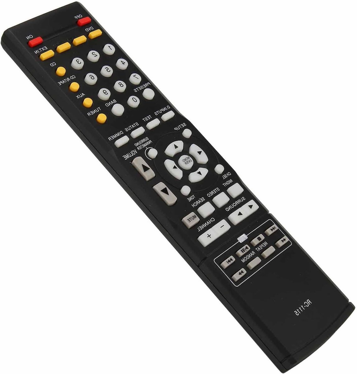 Vervangende afstandsbediening voor AV Surround Receiver, eenvoudig te gebruiken, geschikt voor AVR 591, AVR 1312, AVR 2805, AVR 2806 en AVR 2807, ideaal voor thuisbioscoop en audio-installaties