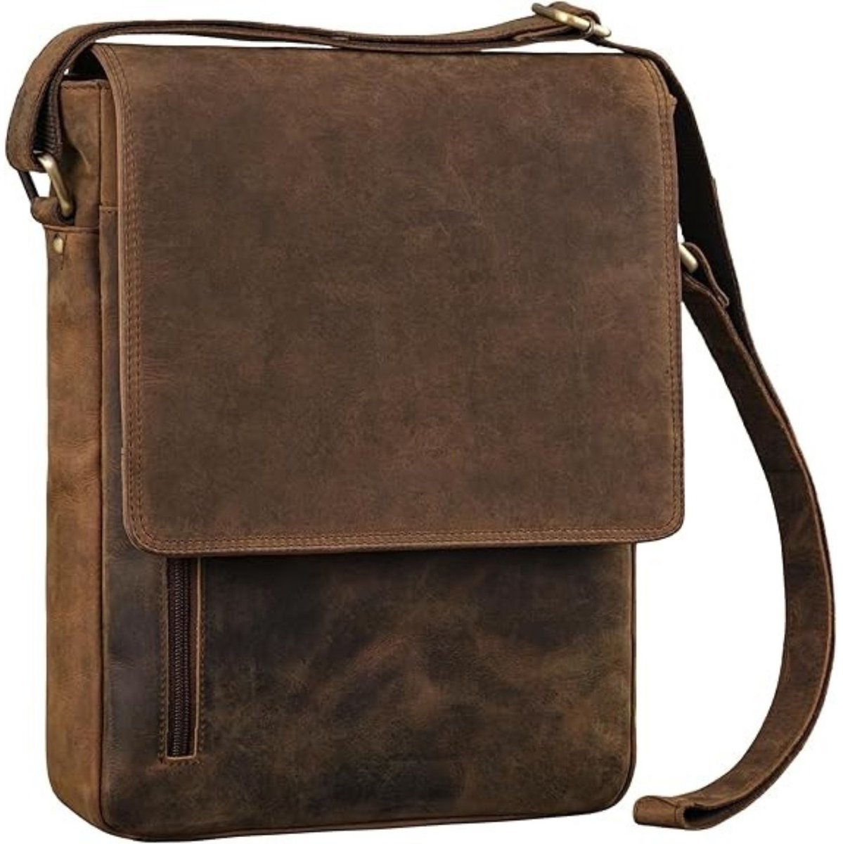 Leren Laptoptas - Laptoptas - Leren Tas - Luxe Leren Laptoptas - Werktas - Schoudertas - Business Tas - Leren Business Tas - 13-14 inch - Bruin - van Imperatoris